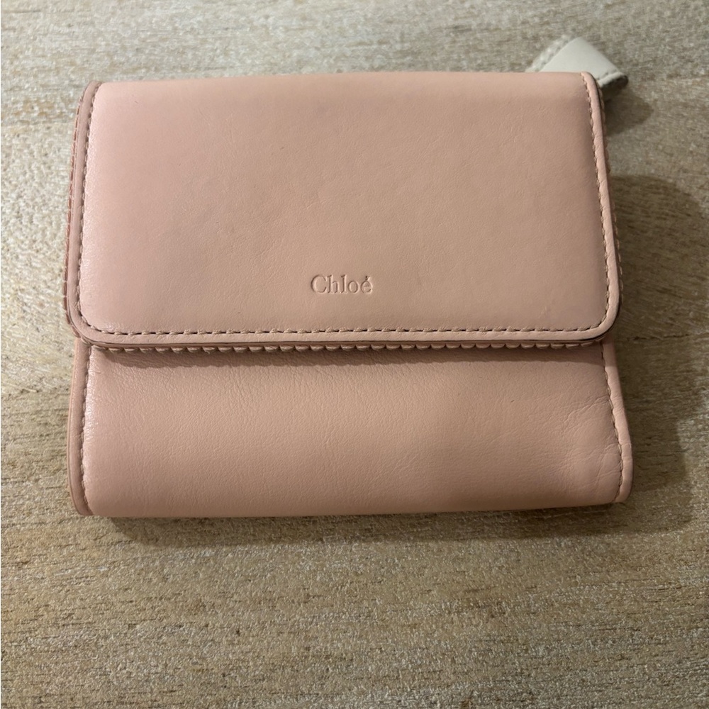 Chloe Blush Leather Wallet